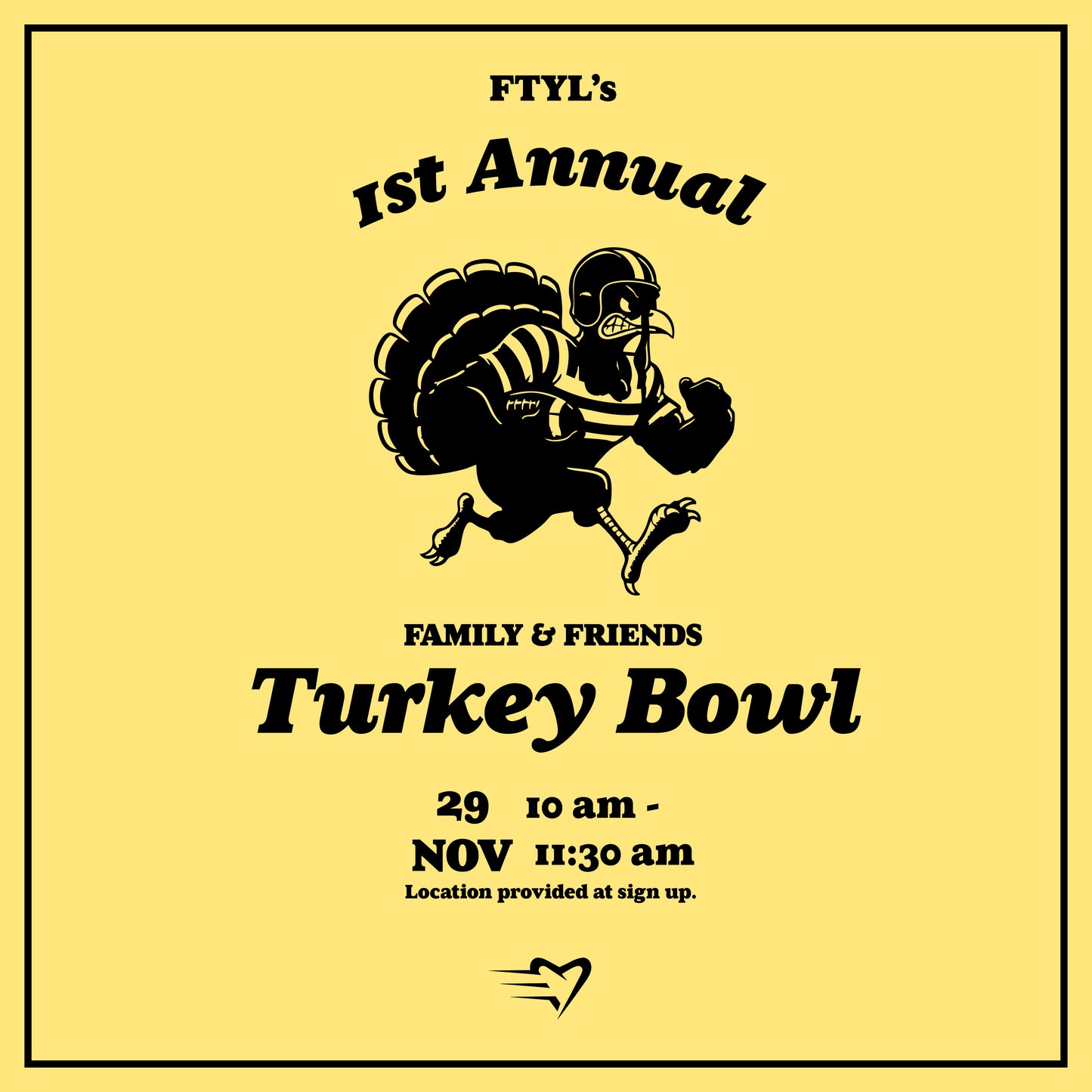 2025 Turkey Bowl Registration
