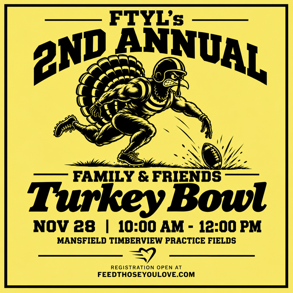 2nd Annual Turkey Bowl Registration